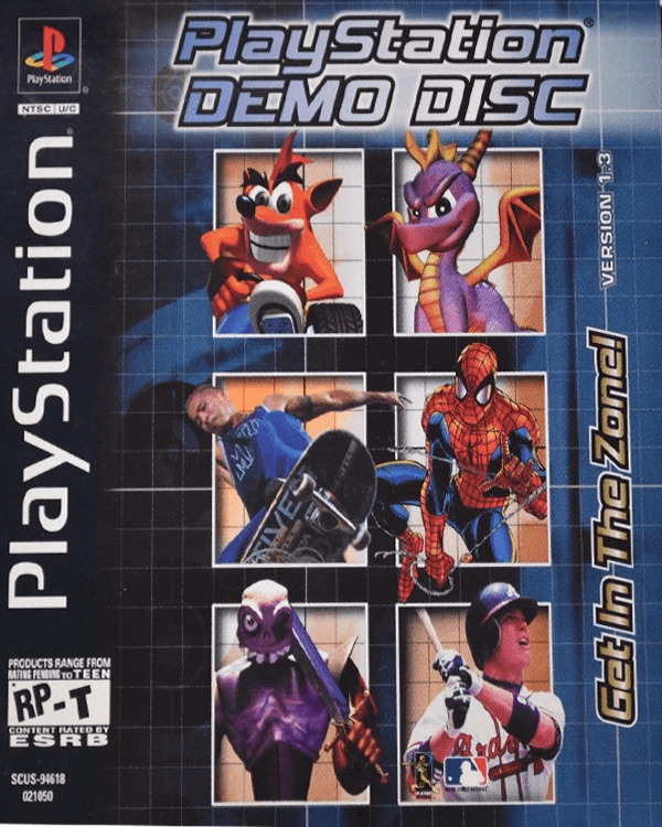 Get in the Zone Demo Disc Version 1.3 box art for Playstation